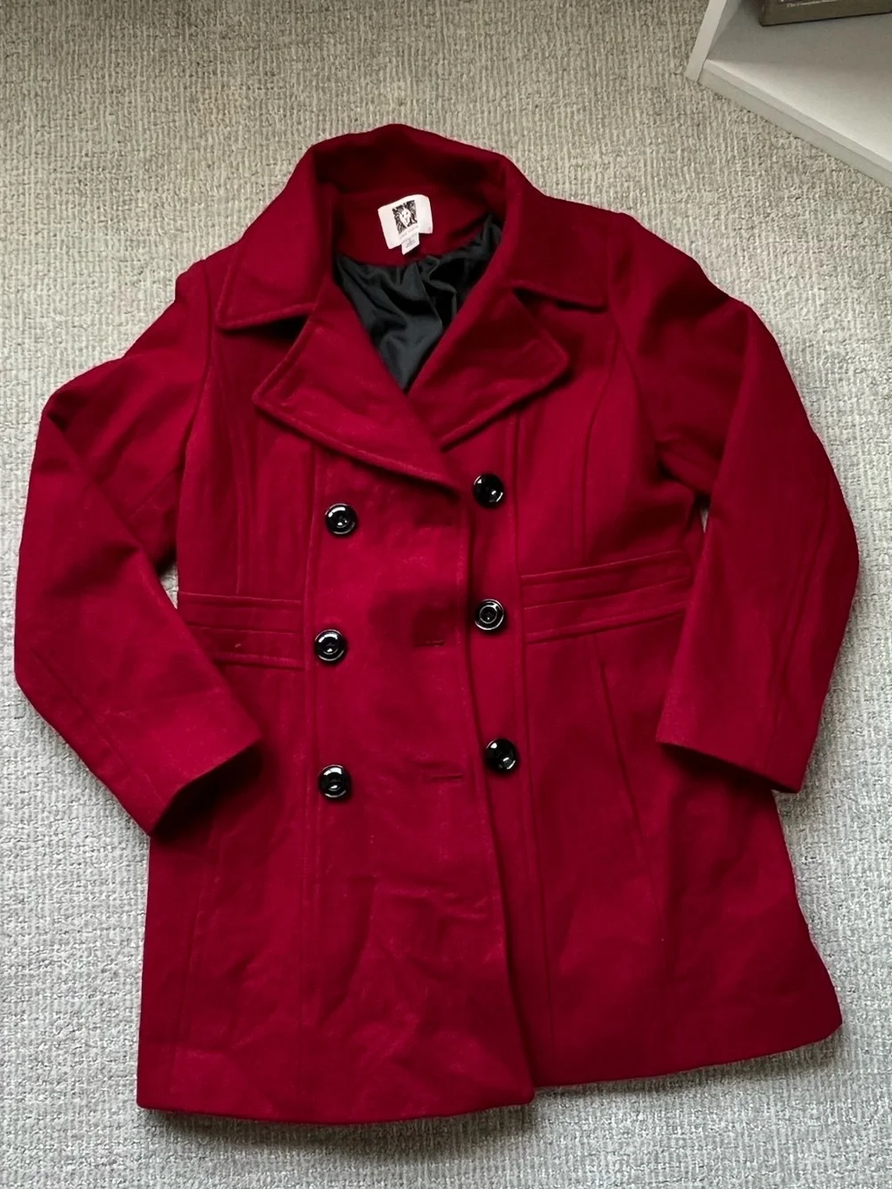 Red Pea Coat